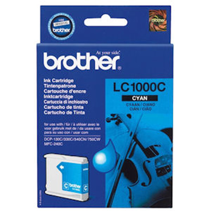 Brother LC1000C modra, originalna kartuša