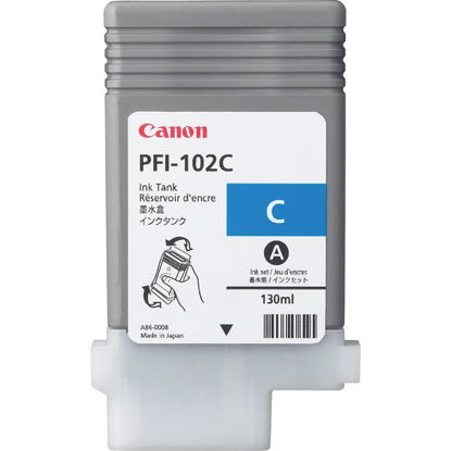 Canon PFI-102C modra, originalna kartuša