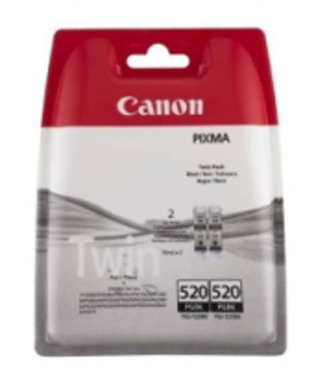 Slika - Canon PGI-520BK črna, dvojno pakiranje, originalna kartuša