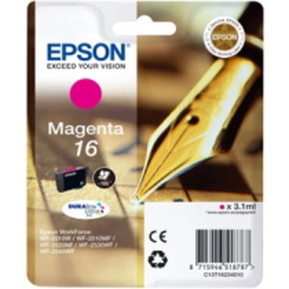 Epson 16 T1623 škrlatna, originalna kartuša