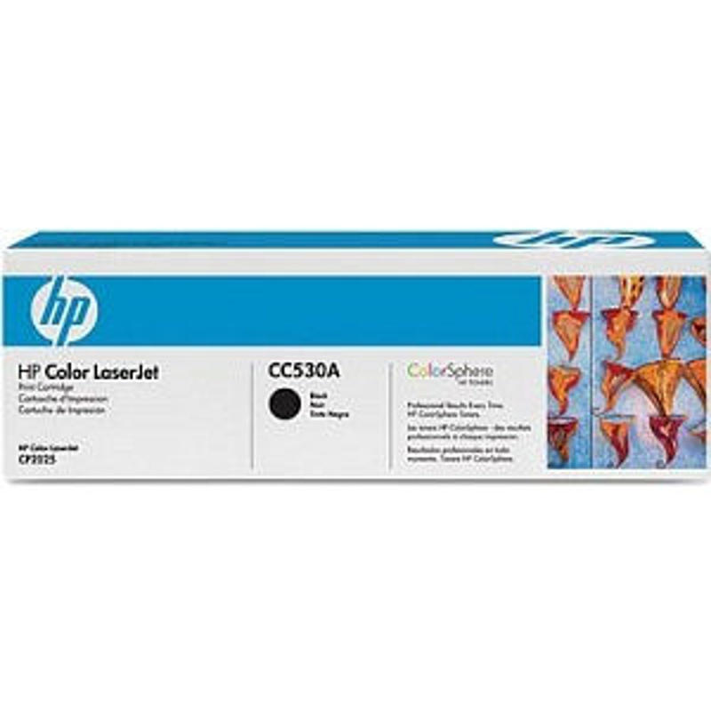 Slika - HP CC530A (304A) črn, originalen toner