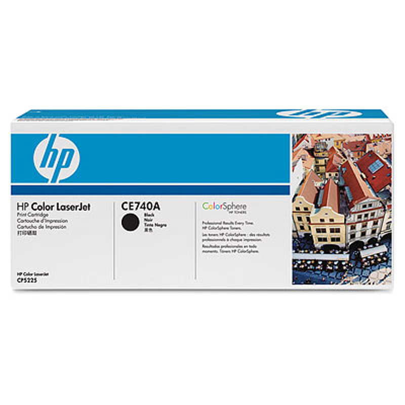Slika - HP CE740A 307A črn, originalen toner
