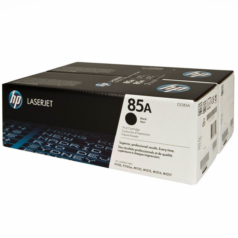 Slika - HP CE285AD 85A črn, dvojno pakiranje, originalen toner