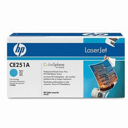 HP CE251A (504A) moder, originalen toner