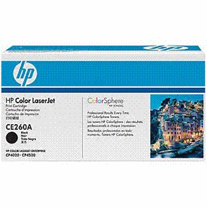 HP CE260A črn, originalen toner