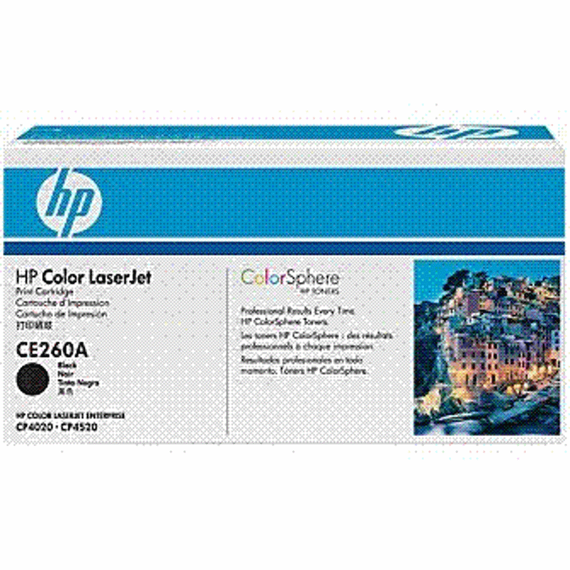 Slika - HP CE260A črn, originalen toner