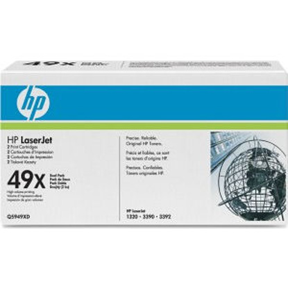 HP Q5949XD črn, dvojno pakiranje, originalen toner