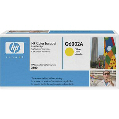 HP Q6002A rumen, originalen toner