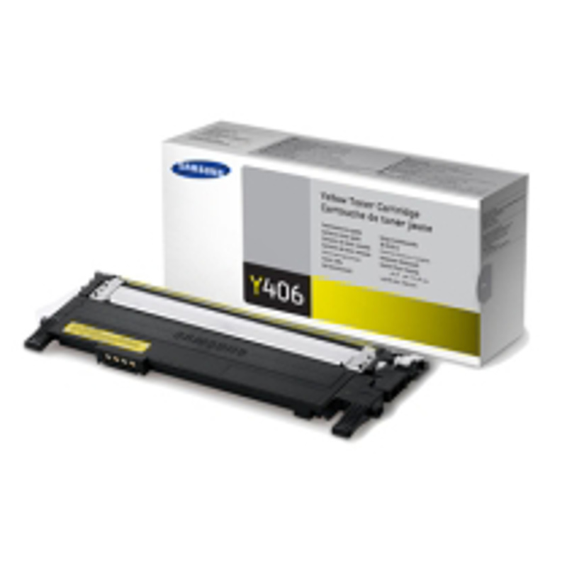 Slika - Samsung CLT-Y406S (SU462A) rumen, originalen toner