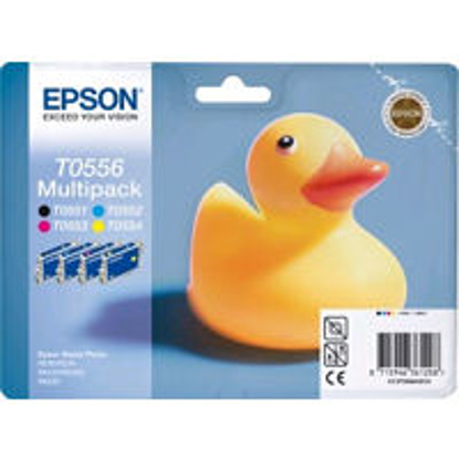 Epson T055640 BK/C/M/Y, komplet originalnih kartuš