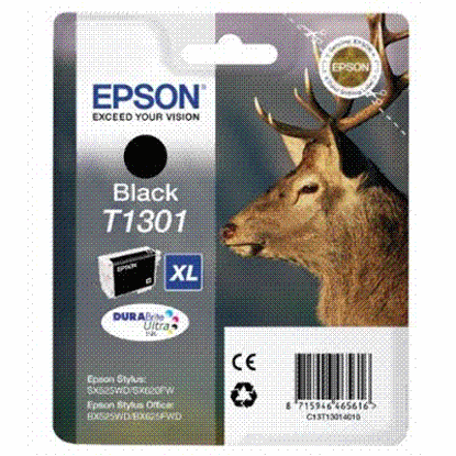 Epson T1301 črna, originalna kartuša