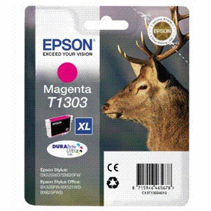 Epson T1303 škrlatna, originalna kartuša