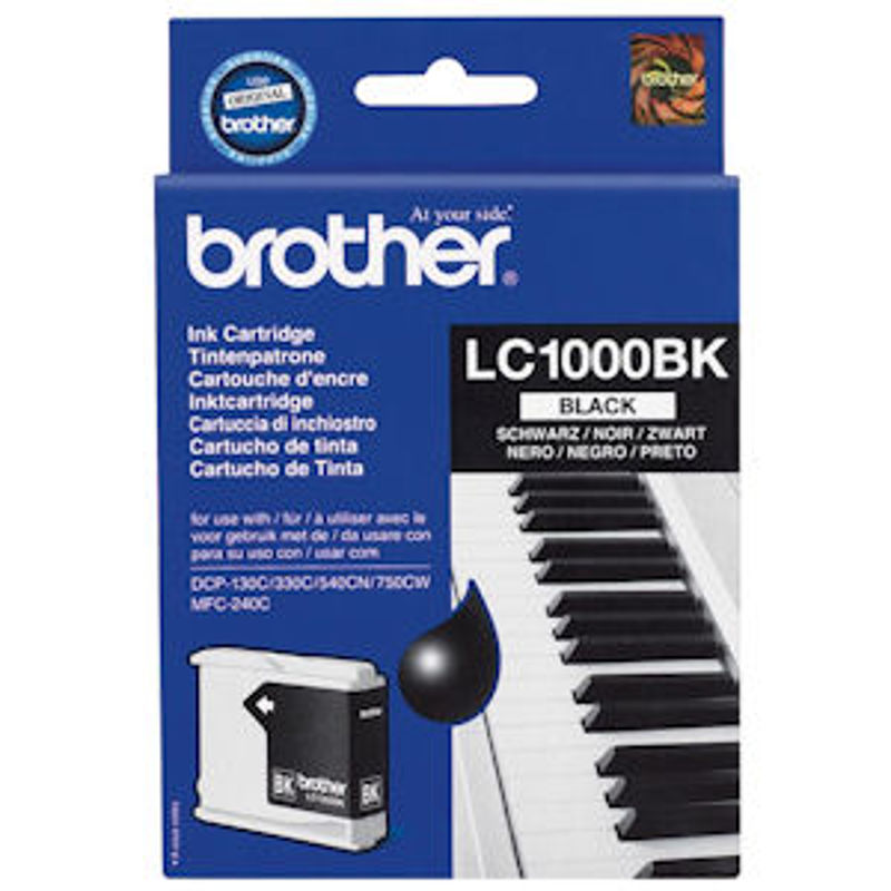 Slika - Brother LC1000BK črna, originalna kartuša