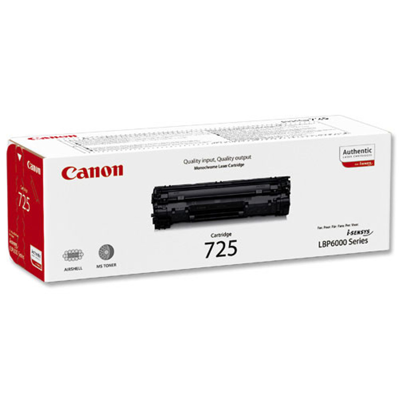 Slika - Canon CRG-725 (3484B002AA) črn, originalen toner