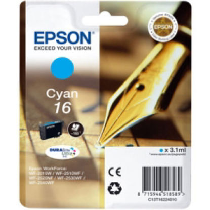 Epson 16 T1622 modra, originalna kartuša