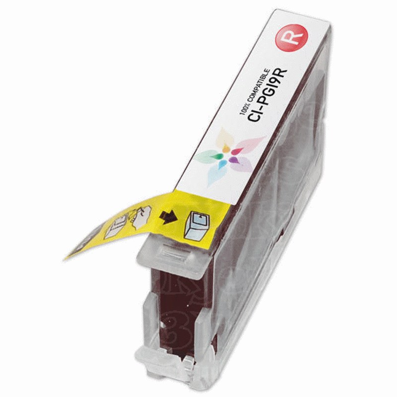 Slika - ezPrint PGI-9R rdeča, kompatibilna kartuša