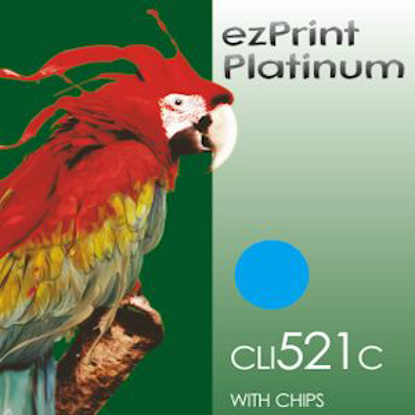 ezPrint Platinum CLI-521C modra, kompatibilna kartuša