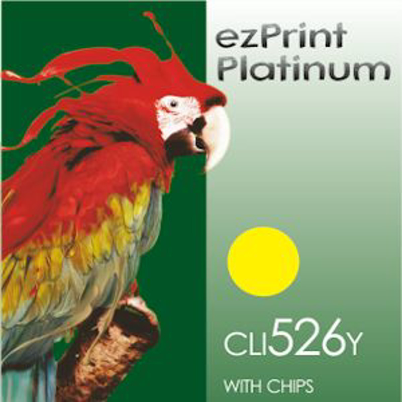 Slika - ezPrint Platinum CLI-526Y rumena, kompatibilna kartuša