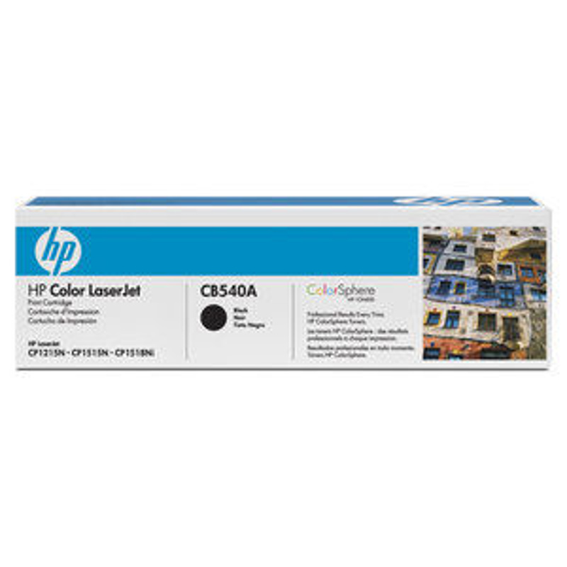 Slika - HP CB540A (125A) črn, originalen toner