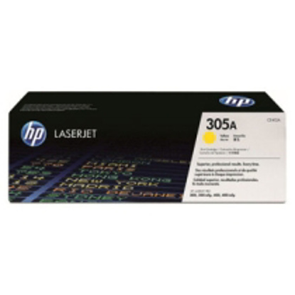 HP CE412A (305A) rumen, originalen toner