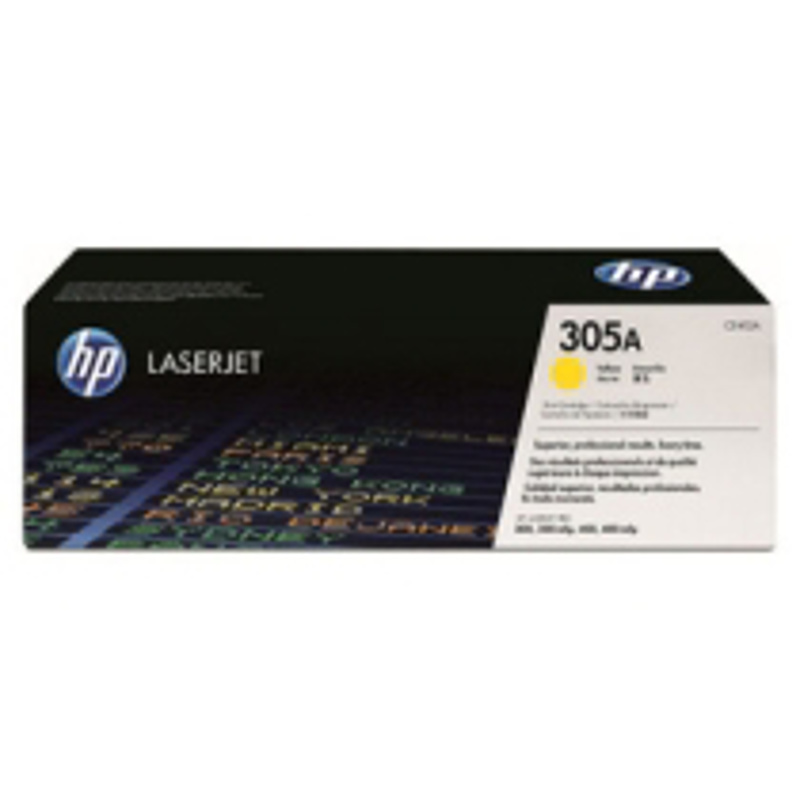 Slika - HP CE412A (305A) rumen, originalen toner