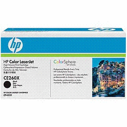 HP CE260X črn, originalen toner