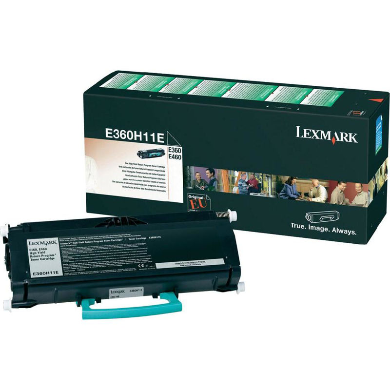 Slika - Lexmark E360H11E črn, originalen toner