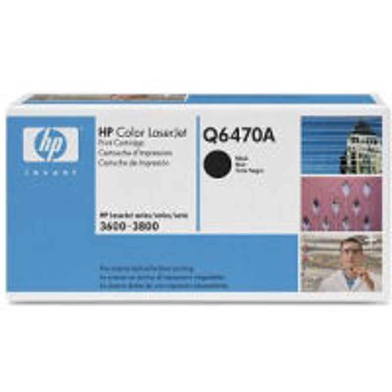 Slika - HP Q6470A črn, originalen toner
