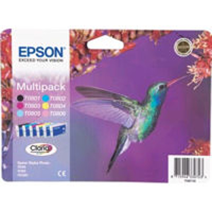 Epson T080740, komplet originalnih kartuš