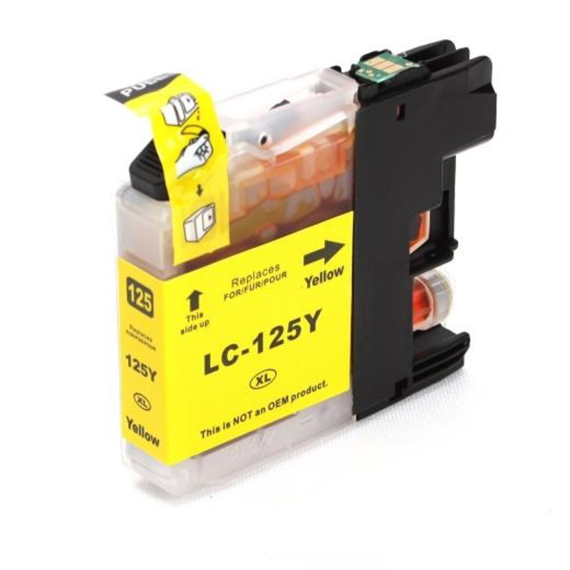 Slika - ezPrint LC-125XL rumena, kompatibilna kartuša