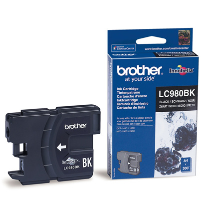 Brother LC980BK črna, originalna kartuša