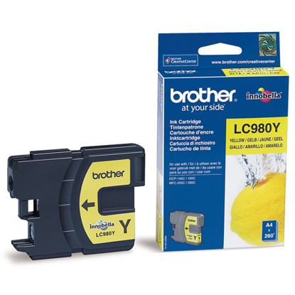 Brother LC980Y rumena, originalna kartuša