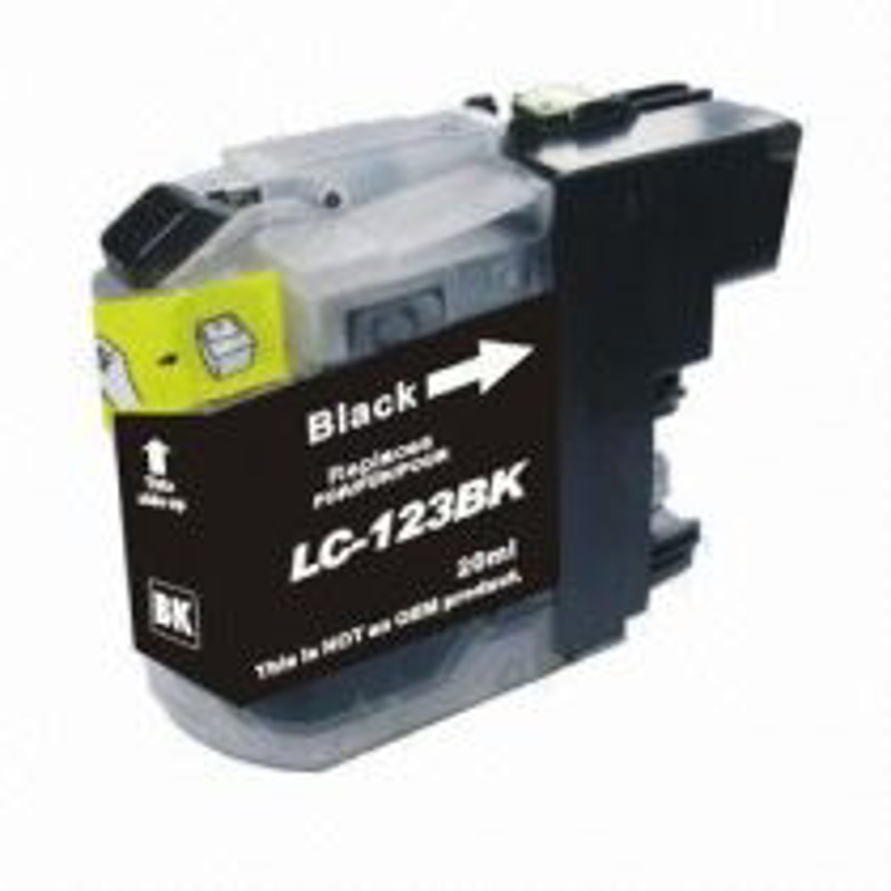 Slika - ezPrint LC123BK črna, kompatibilna kartuša