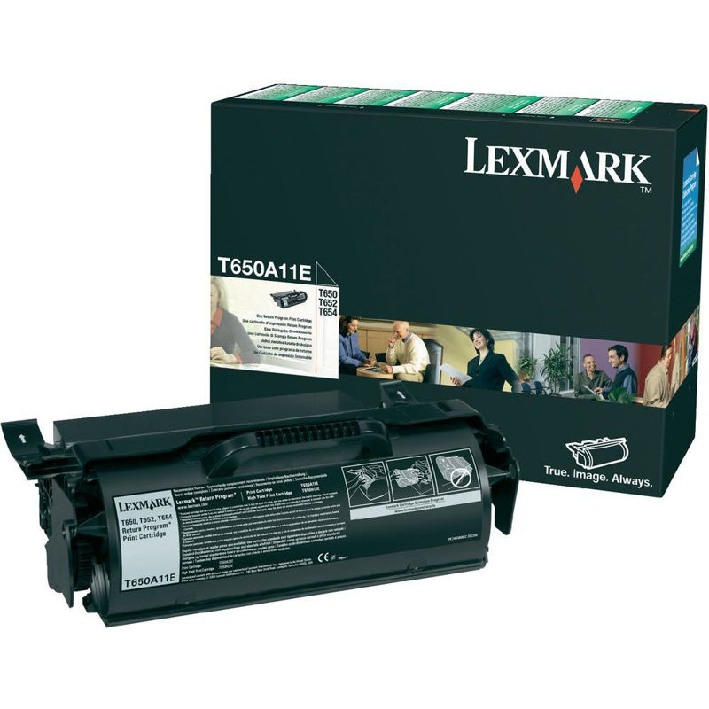 Slika - Lexmark T650A11E črn, original toner
