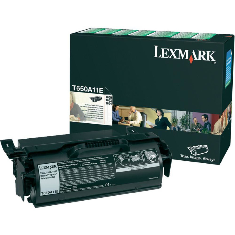 Slika - Lexmark T650A11E črn, original toner