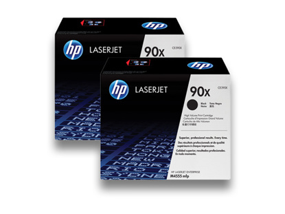HP CE390XD 90X črn, dvojno pakiranje, originalen toner