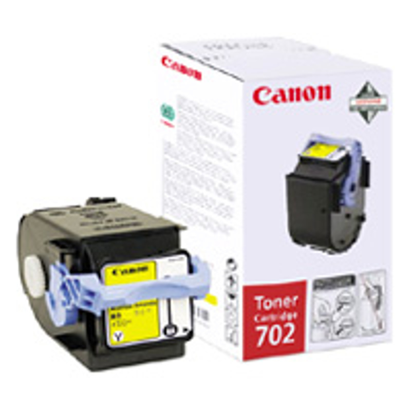 Slika - Canon 702Y (9642A004) rumena, originalen toner