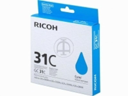 Ricoh GC31C (405689) modra, originalna karuša