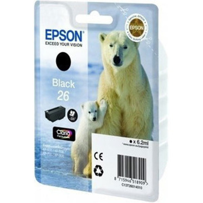 Epson 26 (C13T26014010) črna, originalna kartuša