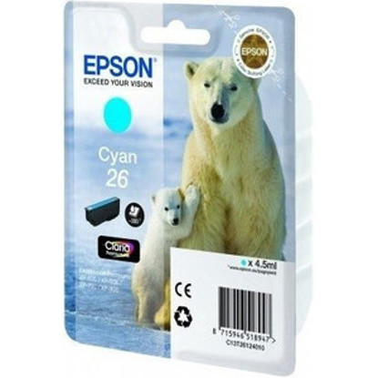 Epson 26 (C13T26124010) modra, originalna kartuša