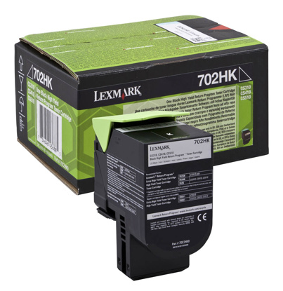 Lexmark 702HK (70C2HK0) Bk 4k črn, originalen toner