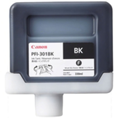 Canon PFI-301 Bk (1486B001) črna, originalna kartuša