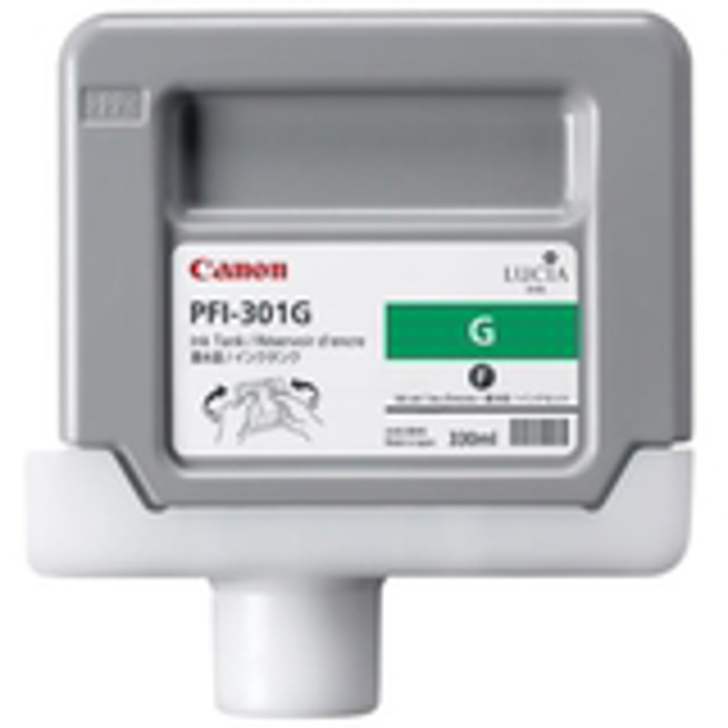 Slika - Canon PFI-301 G (1493B001), zelena, originalna kartuša