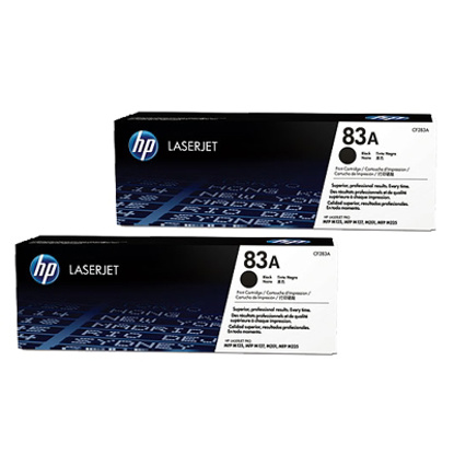 HP CF283AD 83A črn, dvojno pakiranje, originalen toner