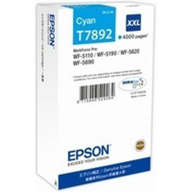 Slika - Epson T7892 XXL (C13T78924010) modra, originalna kartuša