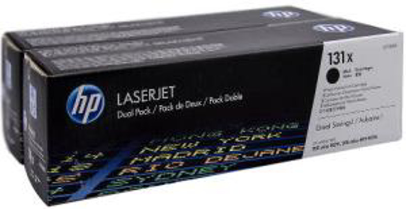 Slika - HP CF210XD (131XD) črn, dvojno pakiranje, originalen toner
