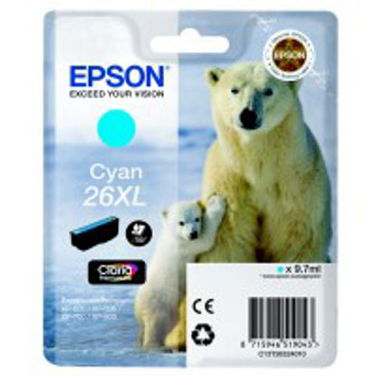 Epson 26XL C (C13T26324010) modra, originalna kartuša