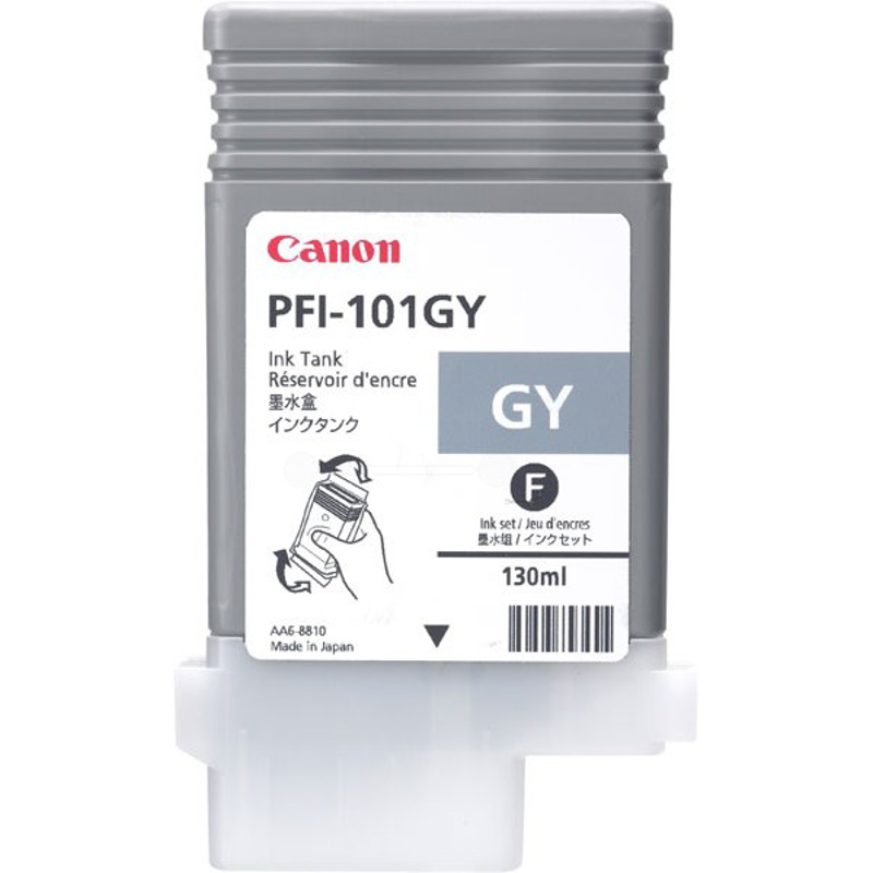 Slika - Canon PFI-101 GY (0892B001), siva, originalana kartuša