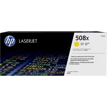 HP CF362X (508X) rumen, originalen toner