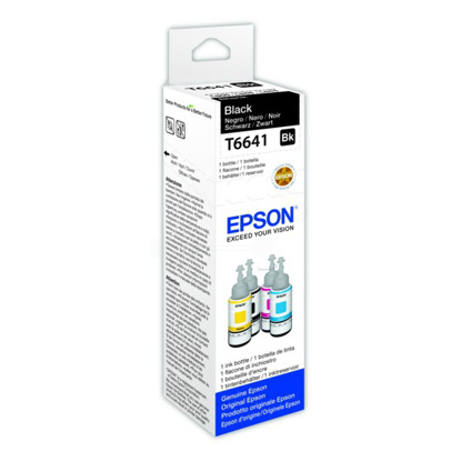 Epson C13T66414A črno, originalno črnilo